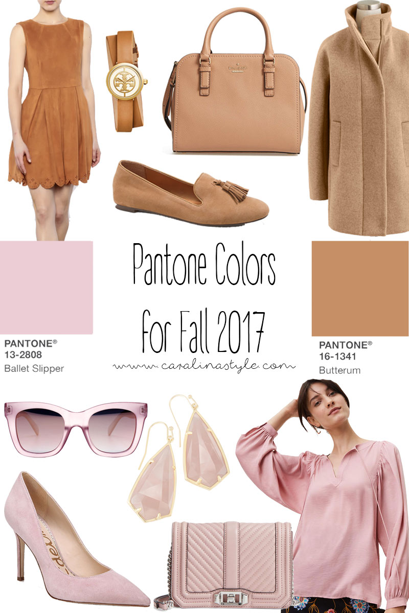 Pantone Fall Colors for 2017 Ballet Slipper and Butterum Caralina Style