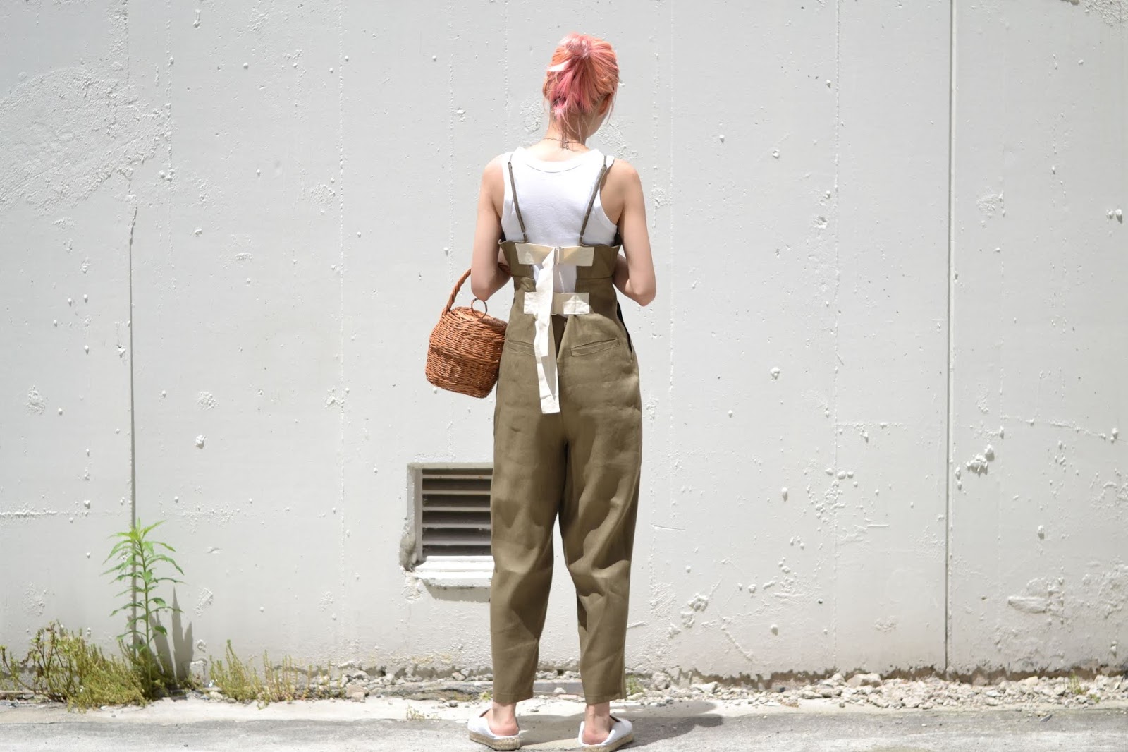LEINWANDE / ラインヴァンド「BACK BELTED JUMP SUITS」 - input staff