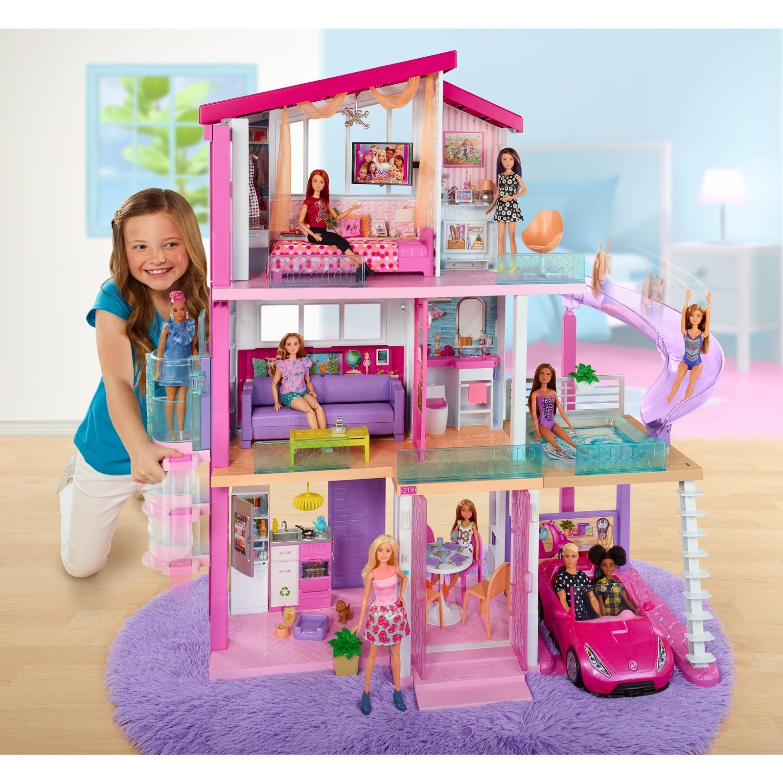 La Tienda De Lulú Casa Barbie Casa De Los Sueños Barbie Dreamhouse Original Mattel 