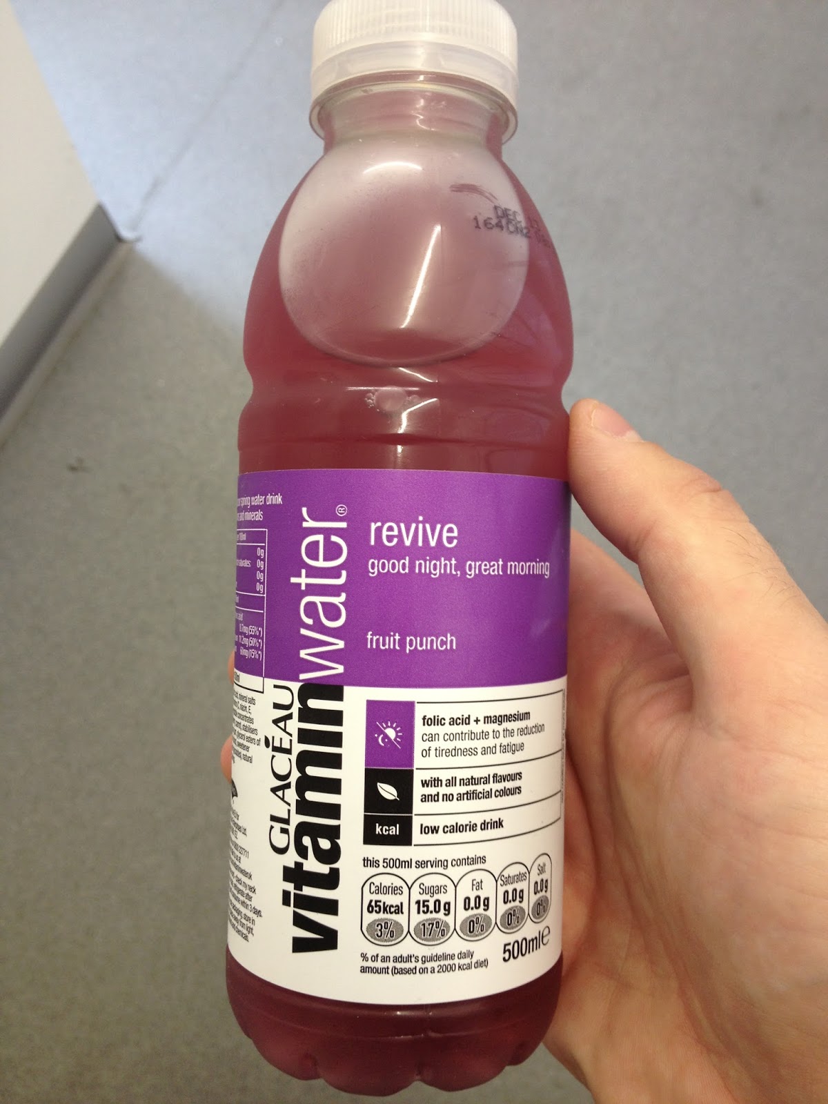 A Review A Day Today's Review Vitamin Water Revive And Defence