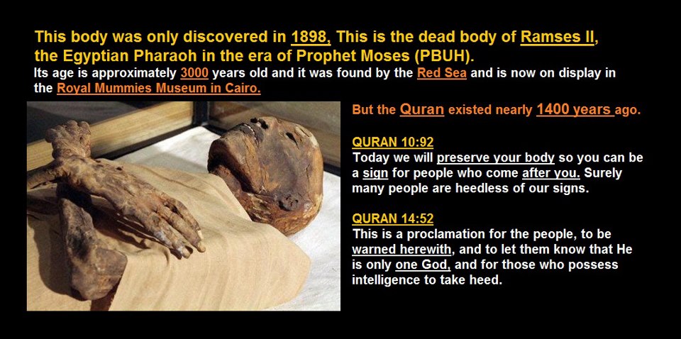 Seeking The Truth Miracle Of Quran Preservation Of Pharaoh Body 