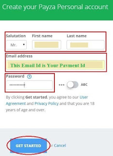 Email aur password dale