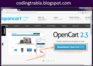 Install OpenCart 2.3 eCommerce Shopping Cart on Windows 7 localhost tutorial 2