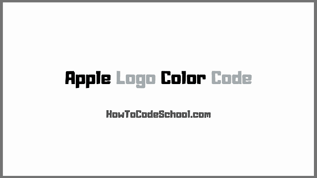 Apple Logo Colors
