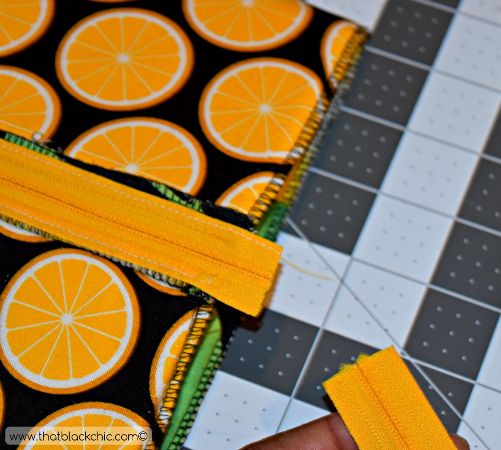 DIY Square Cosmetic Zipper Bag & Lemons! [Tutorial] That Black Chic