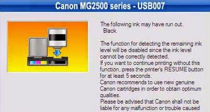 Cara Mengatasi Cartridge Error Printer Canon Mg 2470, Mg 2570