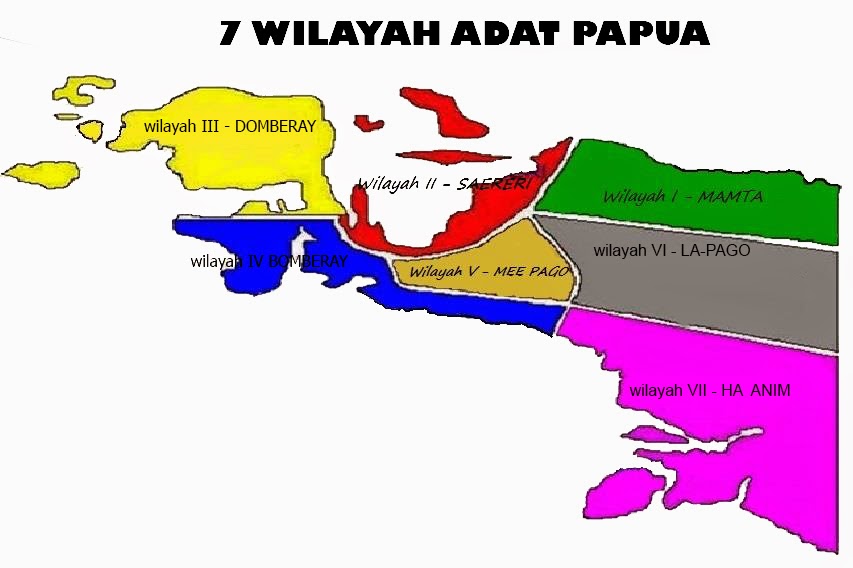 7 ( Tujuh ) Wilayah Adat di Papua ~ Community Care Papua