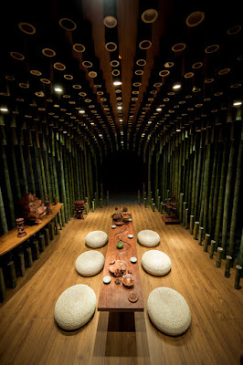 Casa de chá em bambu - Minax