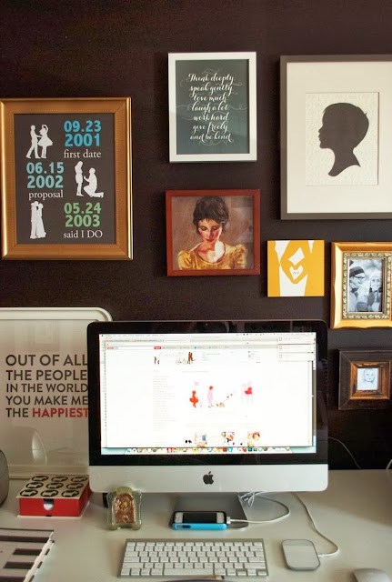 Home office com parede preta é arrojado e clean. Blog Achados de Decoração Home office com parede preta é arrojado e clean. Blog Achados de Decoração