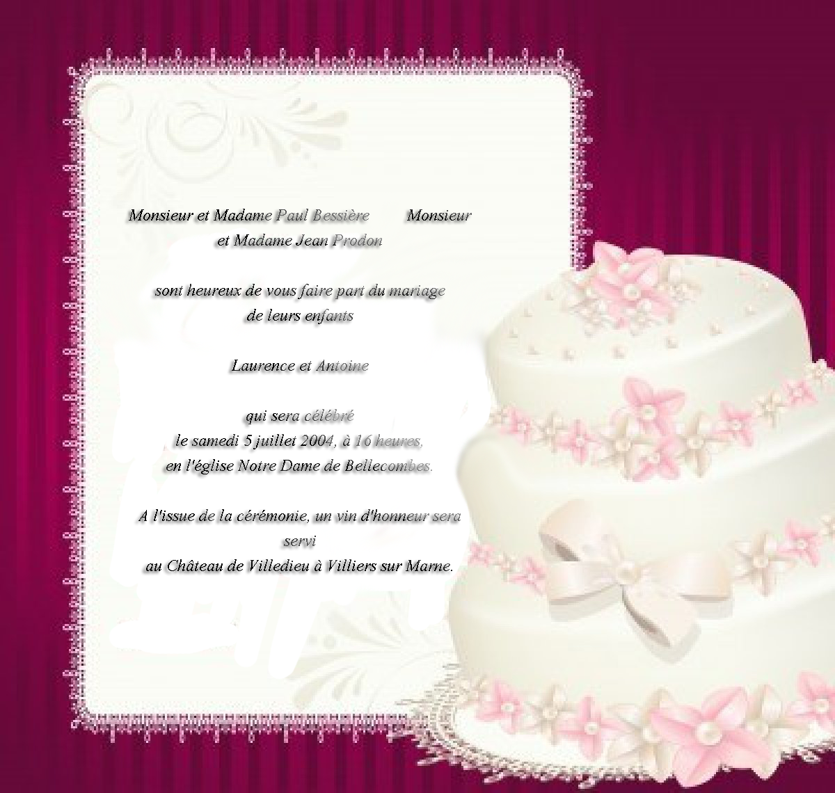 clipart carte d'invitation - photo #37