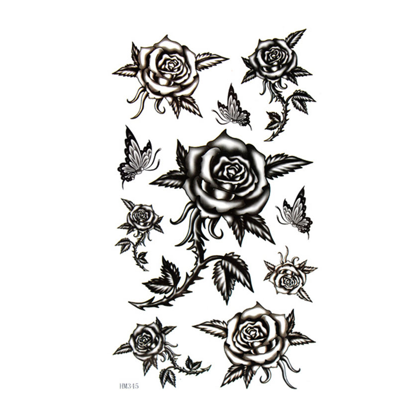 flower tattoos collections Black Rose Tattoo Designs Ideas Photos Images