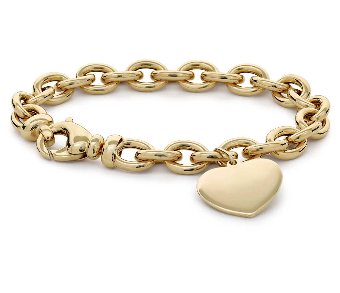 BRAZALETE  COLGANTE DE CORAZON