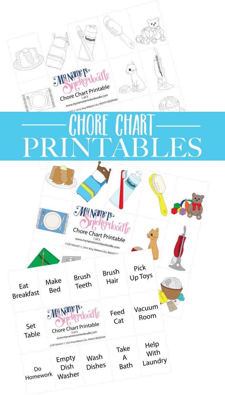 chore chart tutorial my name is snickerdoodle chore chart