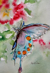 butterfly watercolor painting warren pat artist wildlife georgia watercolour paintings artists international