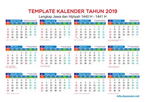 Download Kalender 2019 PDF, JPG, CDR Hijriah, Masehi dan ... Download Kalender 2019 PDF, JPG, CDR Hijriah, Masehi dan ...