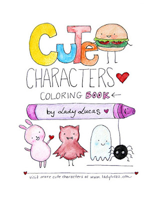 Cute Characters Coloring Book