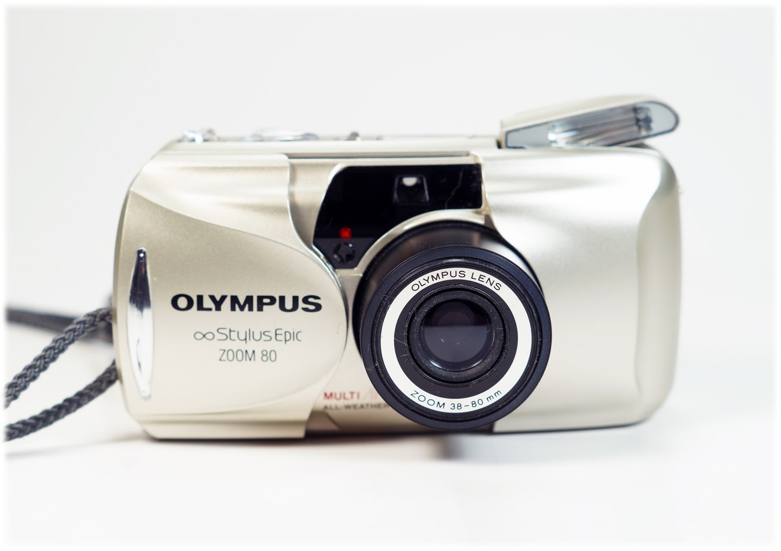 Olympus Stylus Epic Zoom 80 QD All Weather 35mm Point & Shoot Film Camera