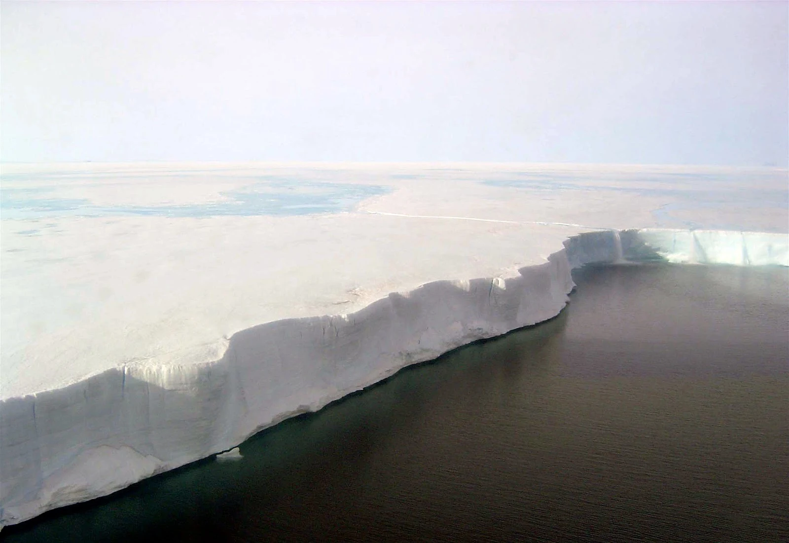Paredes de gelo da Antártida