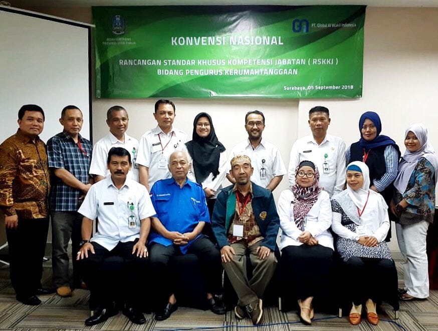 Global Alwakil Indonesia Selenggarakan Konvensi Nasional Standar Khusus Kompetensi Jabatan Housekeeper