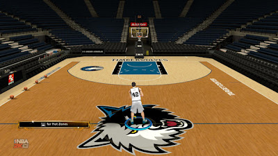 NBA 2K13 Minnesota Timberwolves Default Floor (Modded)