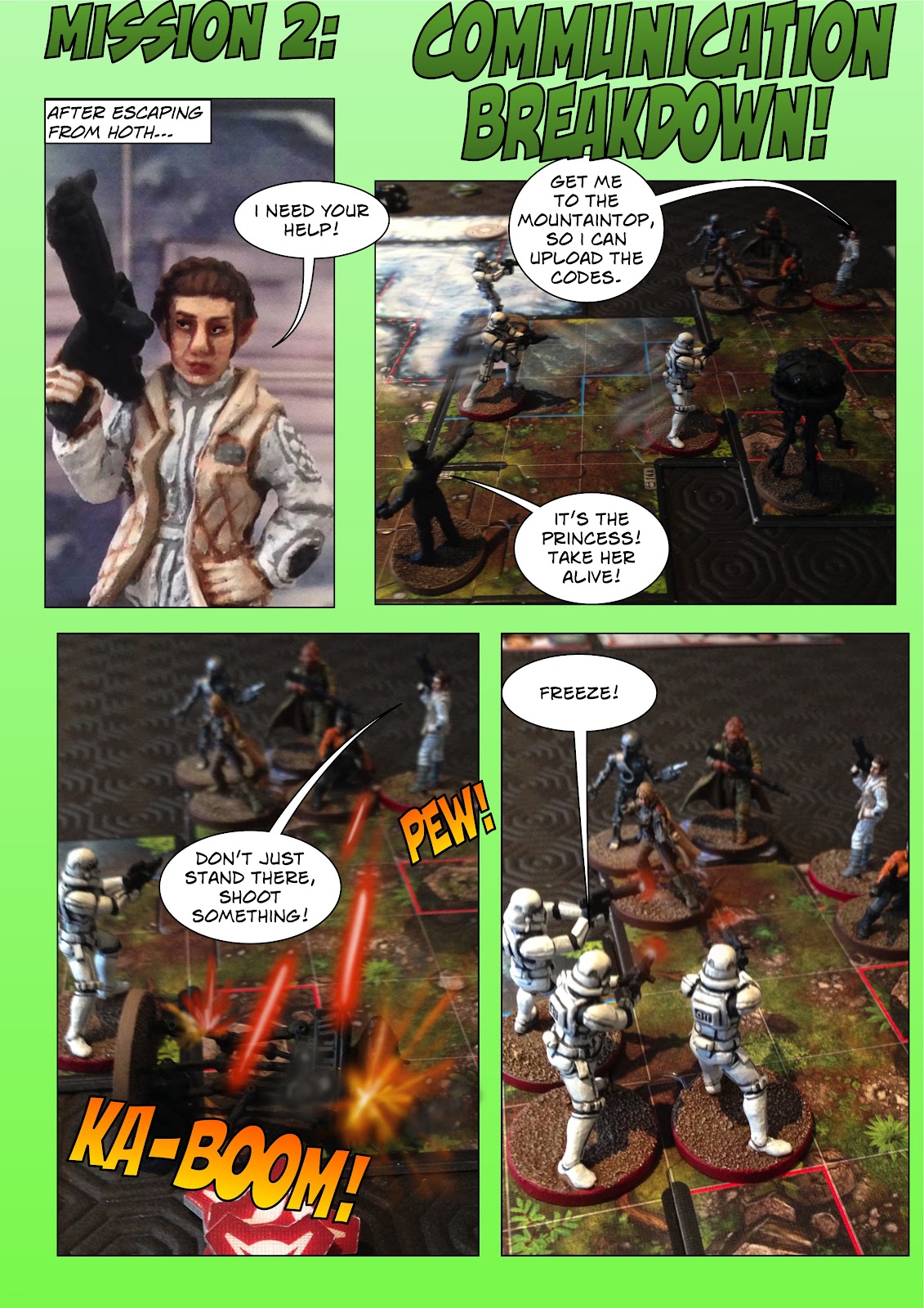 Return to Hoth campaign comic! Star Wars Imperial Assault Return to Hoth