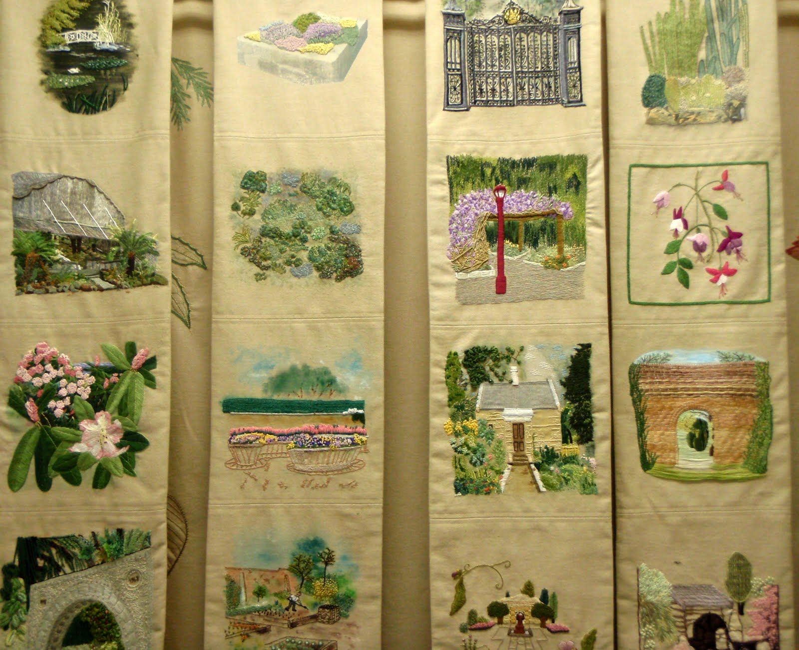 Dance in my garden exquisite embroidery at the hobart botanical gardens