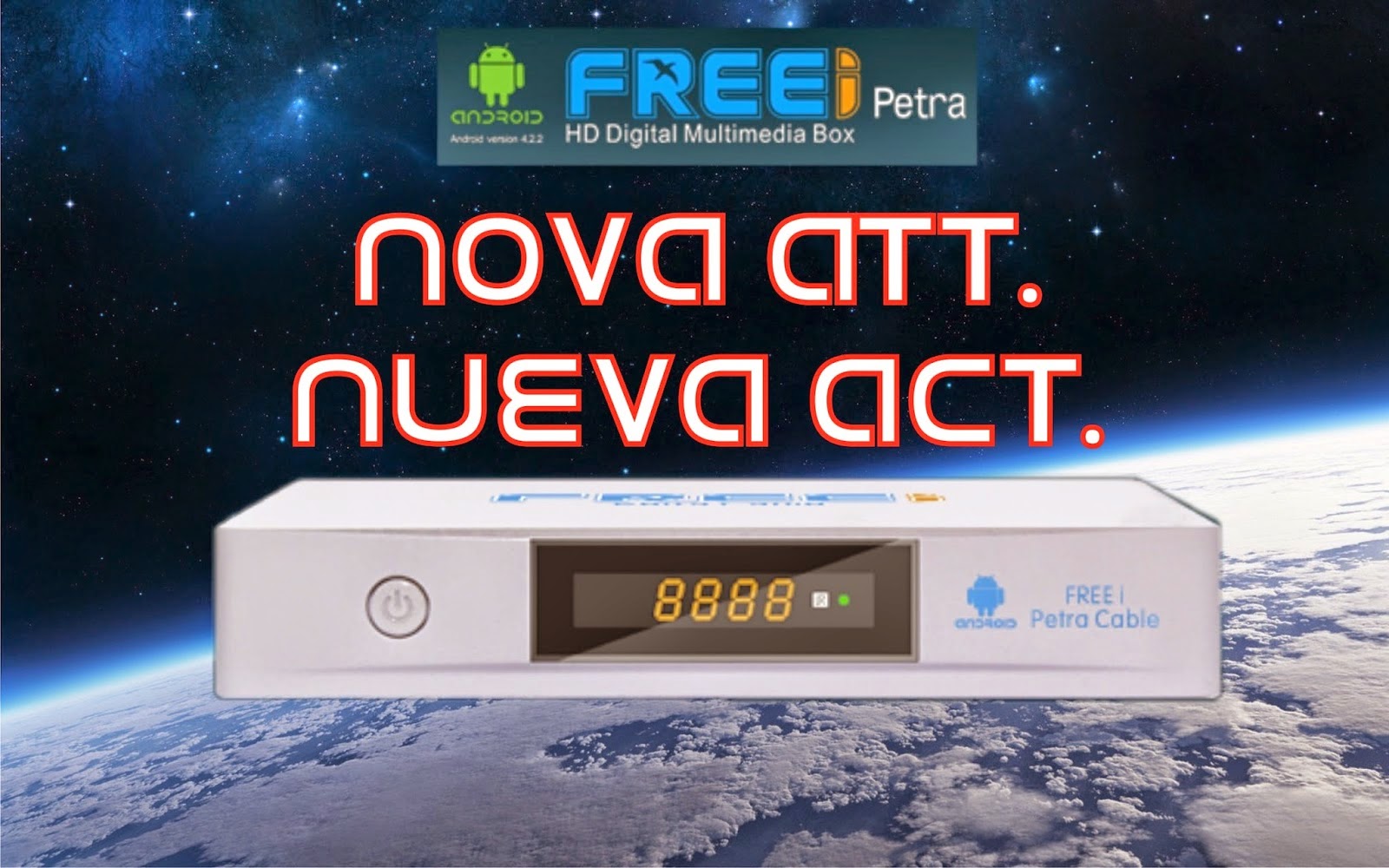 FREEI PETRA CABLE IPTV ANDROID NOVA ATUALIZAÇÃO 1.00.37 - 05/04/2015 