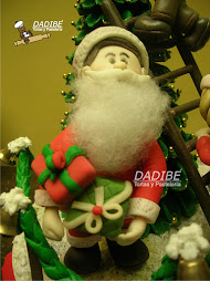 Papa Noel  en cerámica