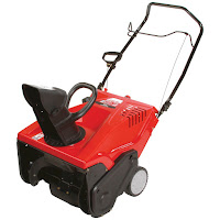 Troy-Bilt Squall 210E 123cc 4-cycle Electric Start Single-Stage Snow Thrower, with E-Z rotation Chute Control