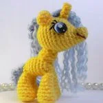 patron gratis mi pequeño pony amigurumi