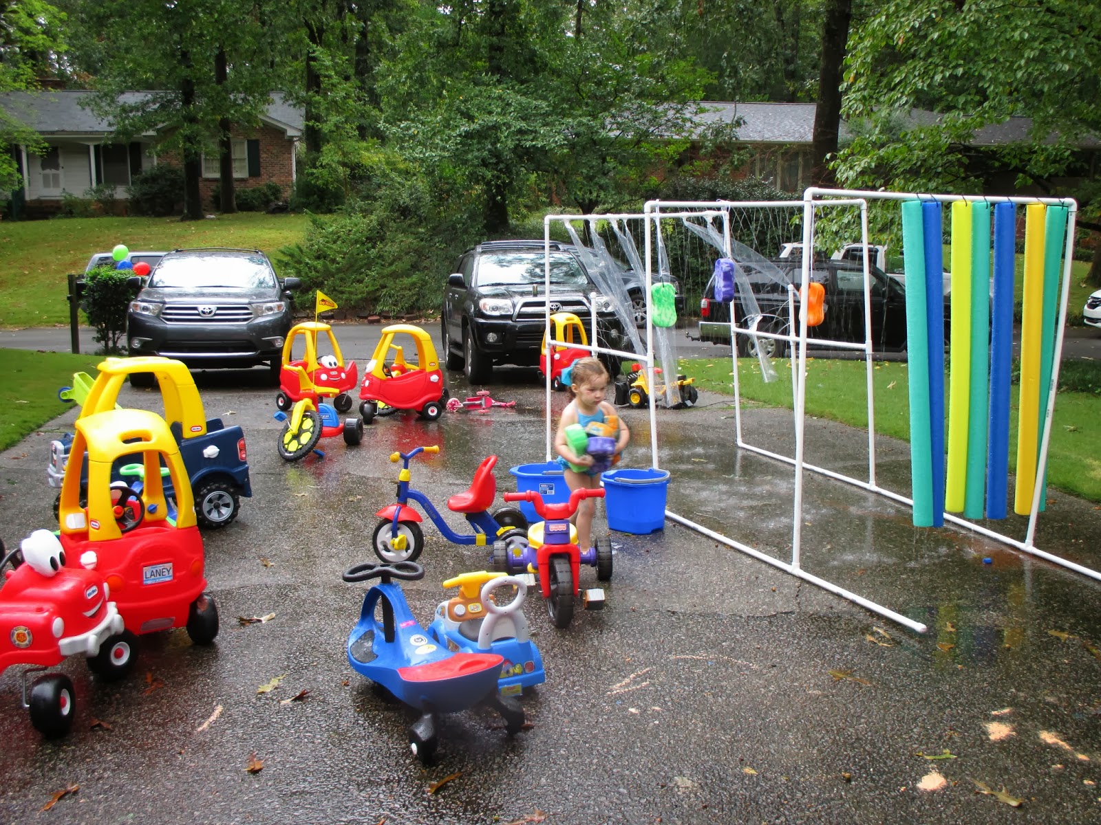 ClayandJulieCochran Car Wash Birthday Party