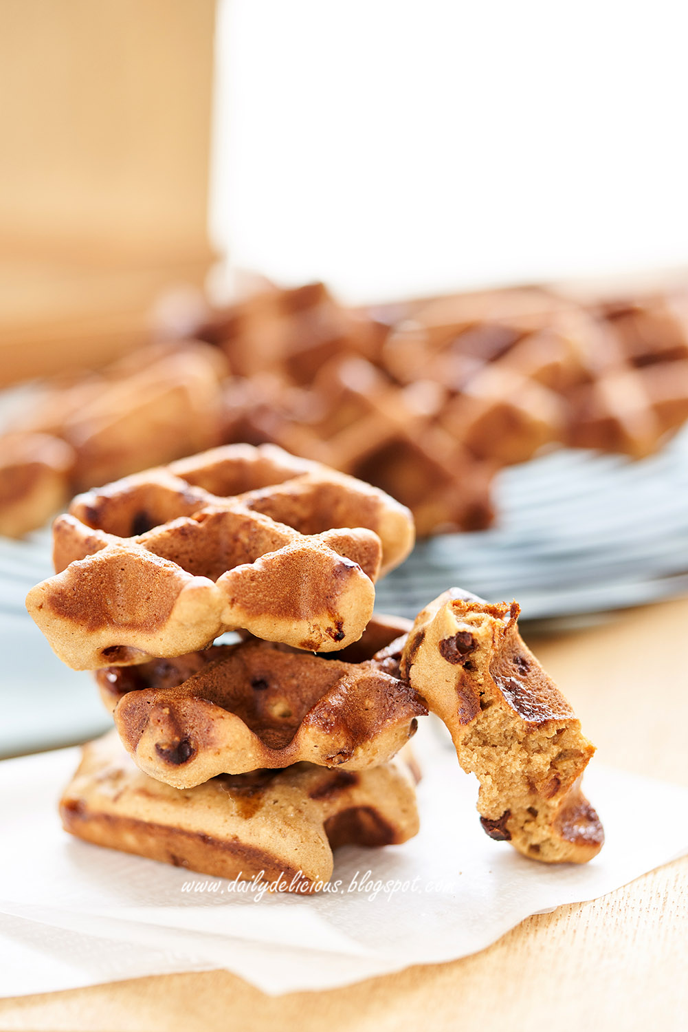 dailydelicious Waffle cookies Easy non oven cookies