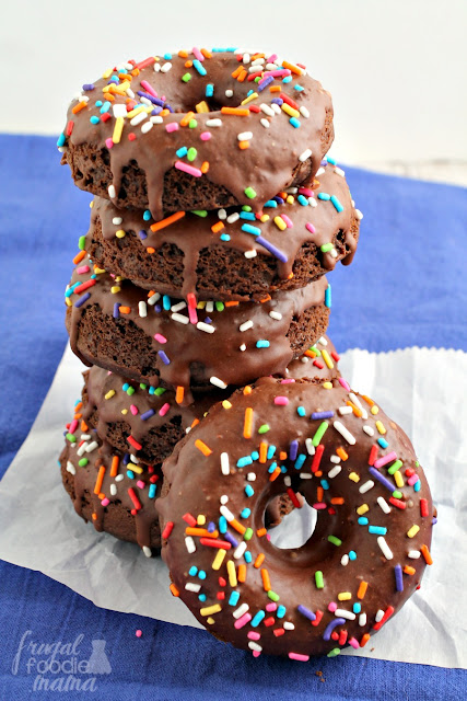 These moist & fluffy Easy Chocolate Buttermilk Donuts start with a "secret" ingredient- your favorite chocolate cake mix!