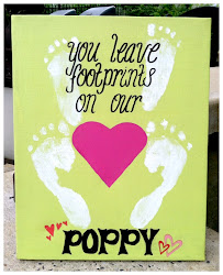 canvas diy father fathers paint crafts craft step funny poppy prints