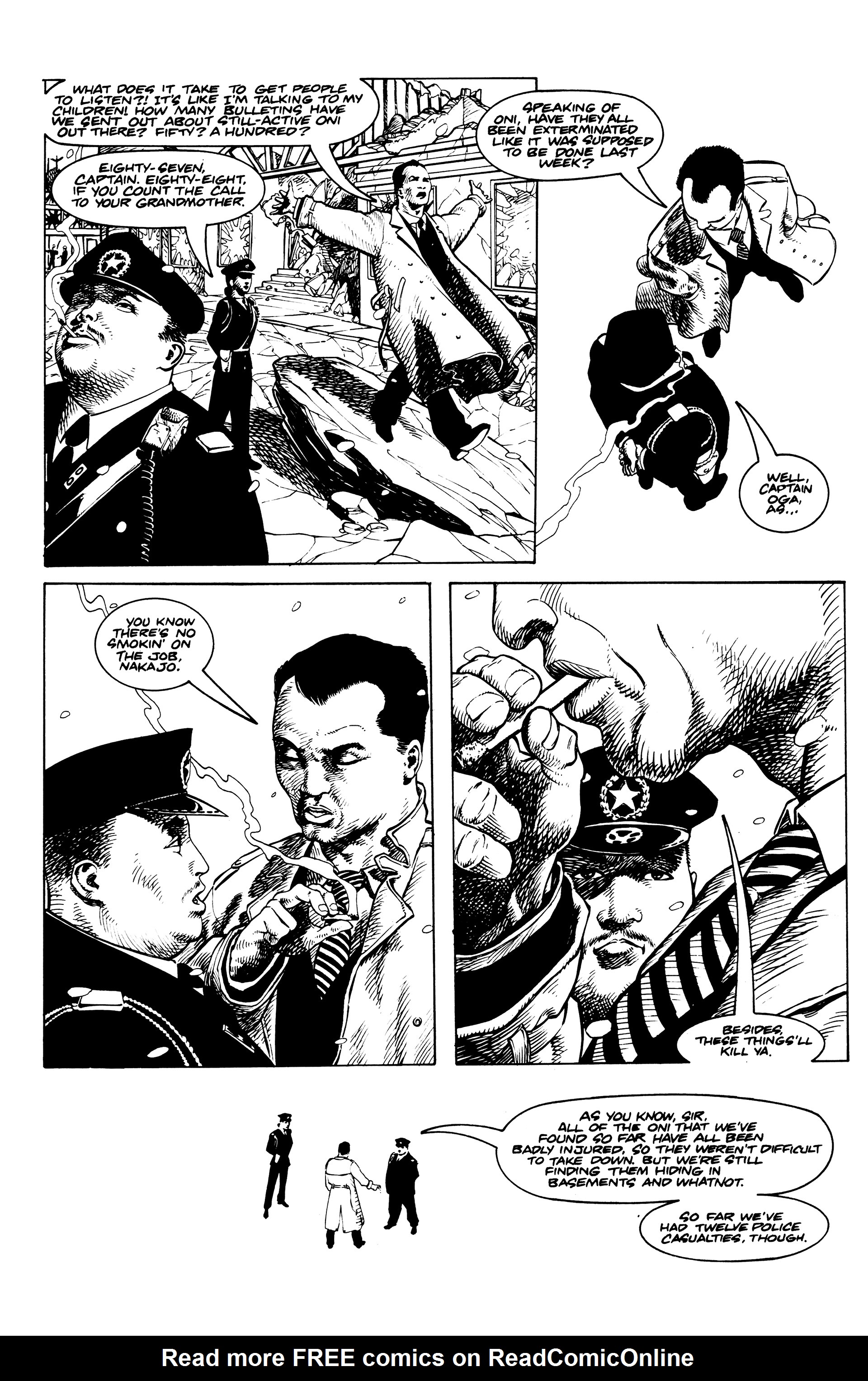 Read online Warrior Nun: Black & White comic -  Issue #4 - 5