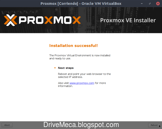 Como instalar Proxmox VE