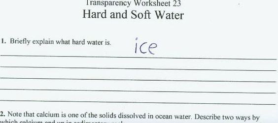 Funny Test Answers