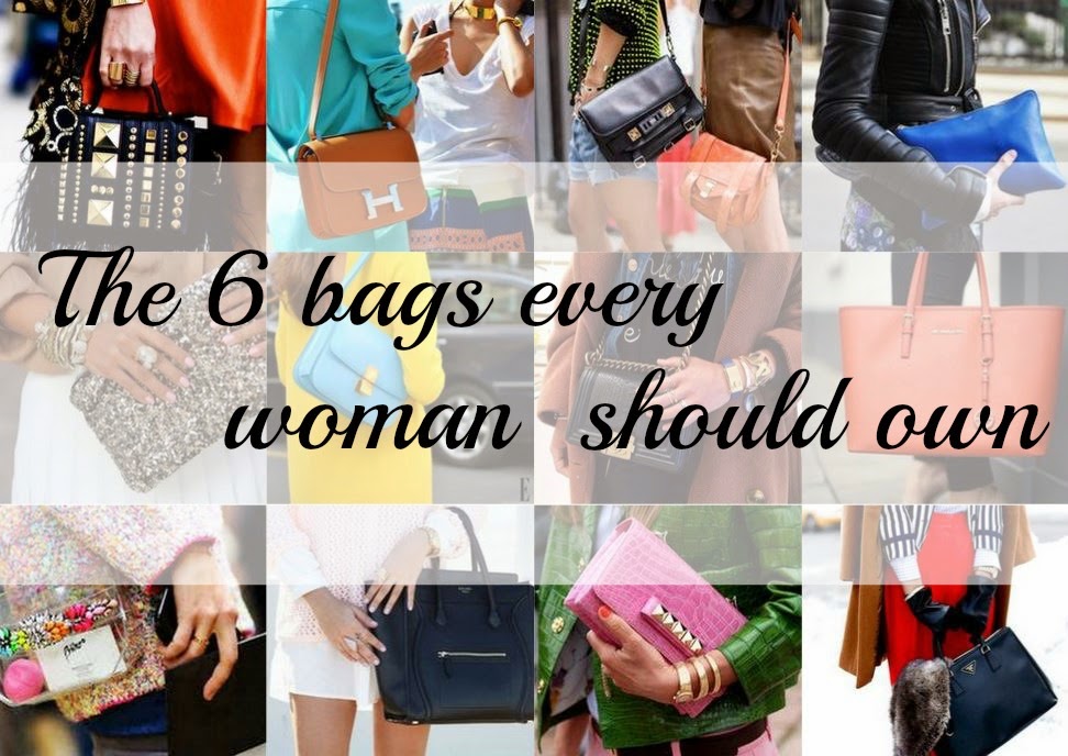 MYOFS The 6 bags every woman should own