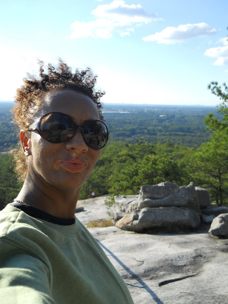 AT top of Stone Mountain