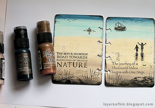 Layers of ink - Nautical Mini Album Tutorial by Anna-Karin Evaldsson