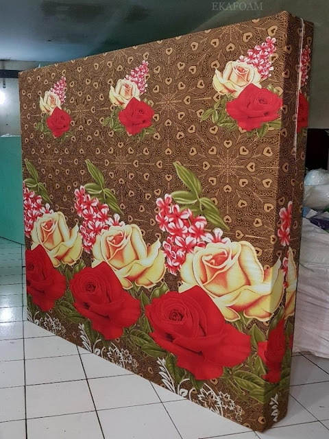 Kasur inoac motif batik rose Kasur inoac motif bunga batik rose
