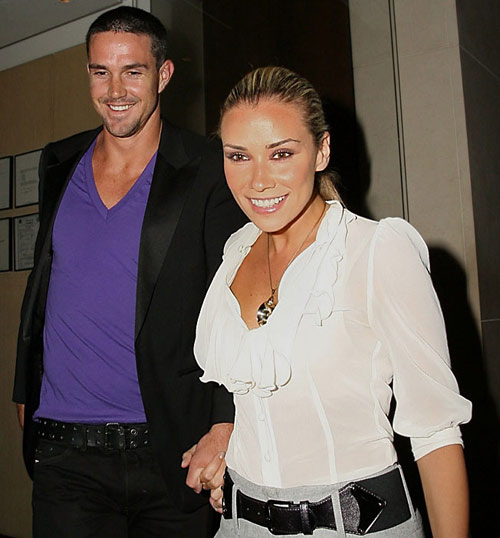 Kevin Pietersen with his Wife Jessica Taylor CelebritiesCouples