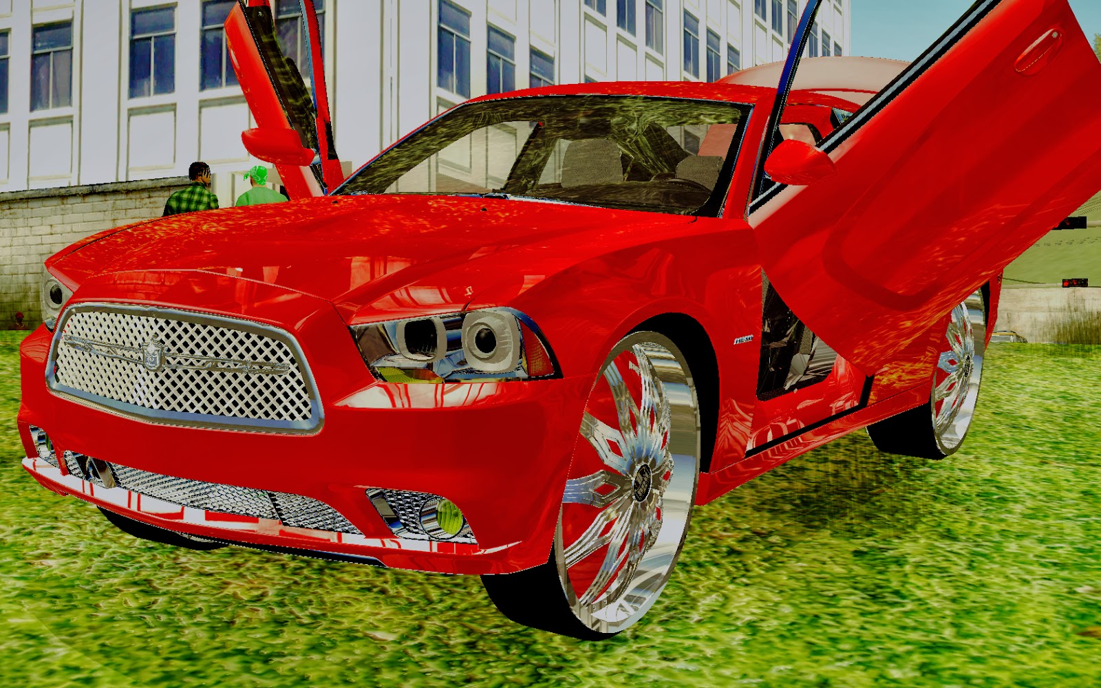 Loot Tense Showroom Charger SRT On DUB Famous & Custom Tiara Grille