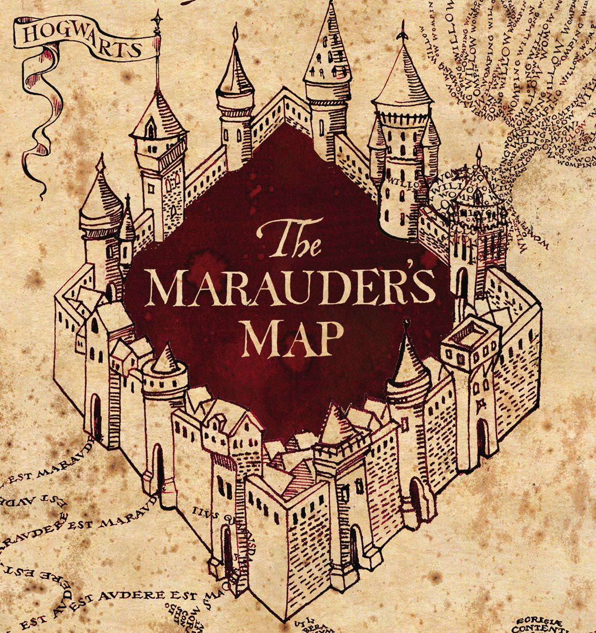 Imagine*Mary: Marauders Map Castle Free SVG ~ Studio