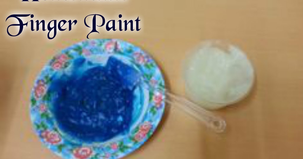 Homemade Finger Paint Simple Mama at Home