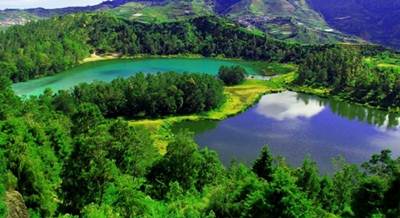 wisata bunaken ala backpcker wisata telaga pengilon dieng