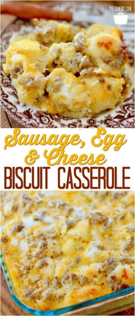 Sausage, Egg & Cheese Biscuit Casserole - Recipe Notes