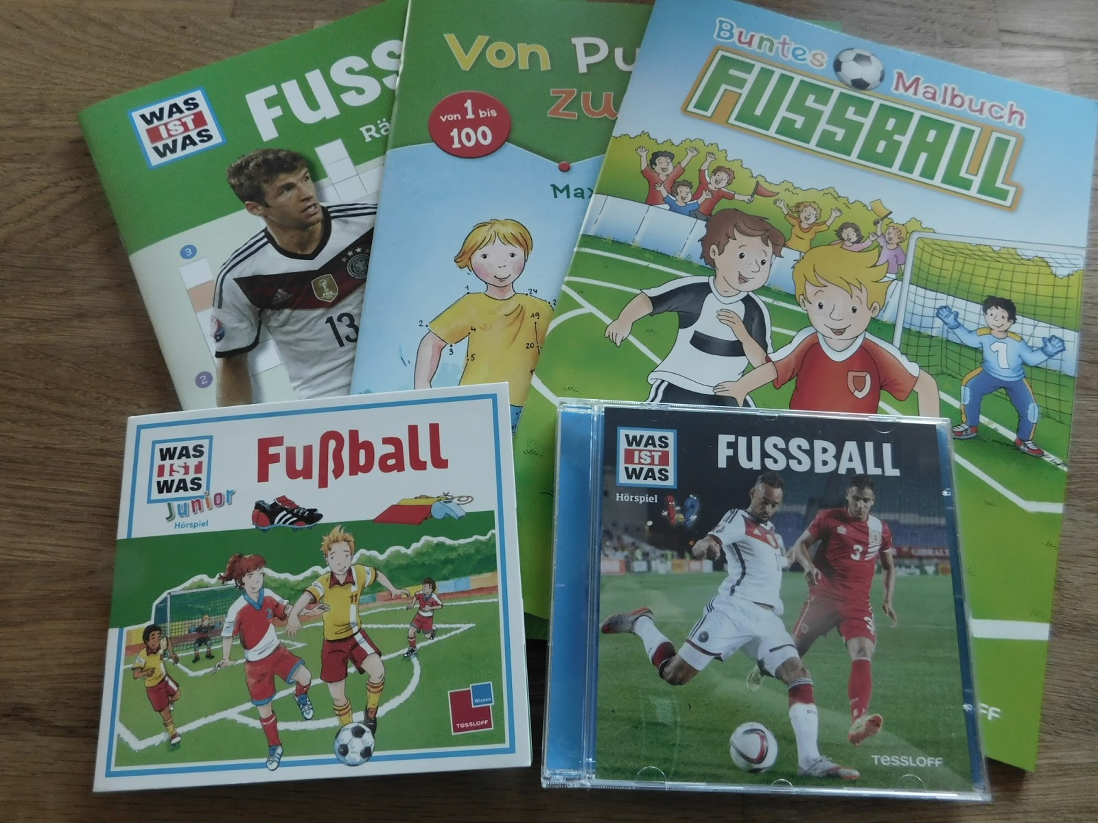 Kinder lieben Fußball - Fußballbücher für Kinder - 3-fach Jungsmami