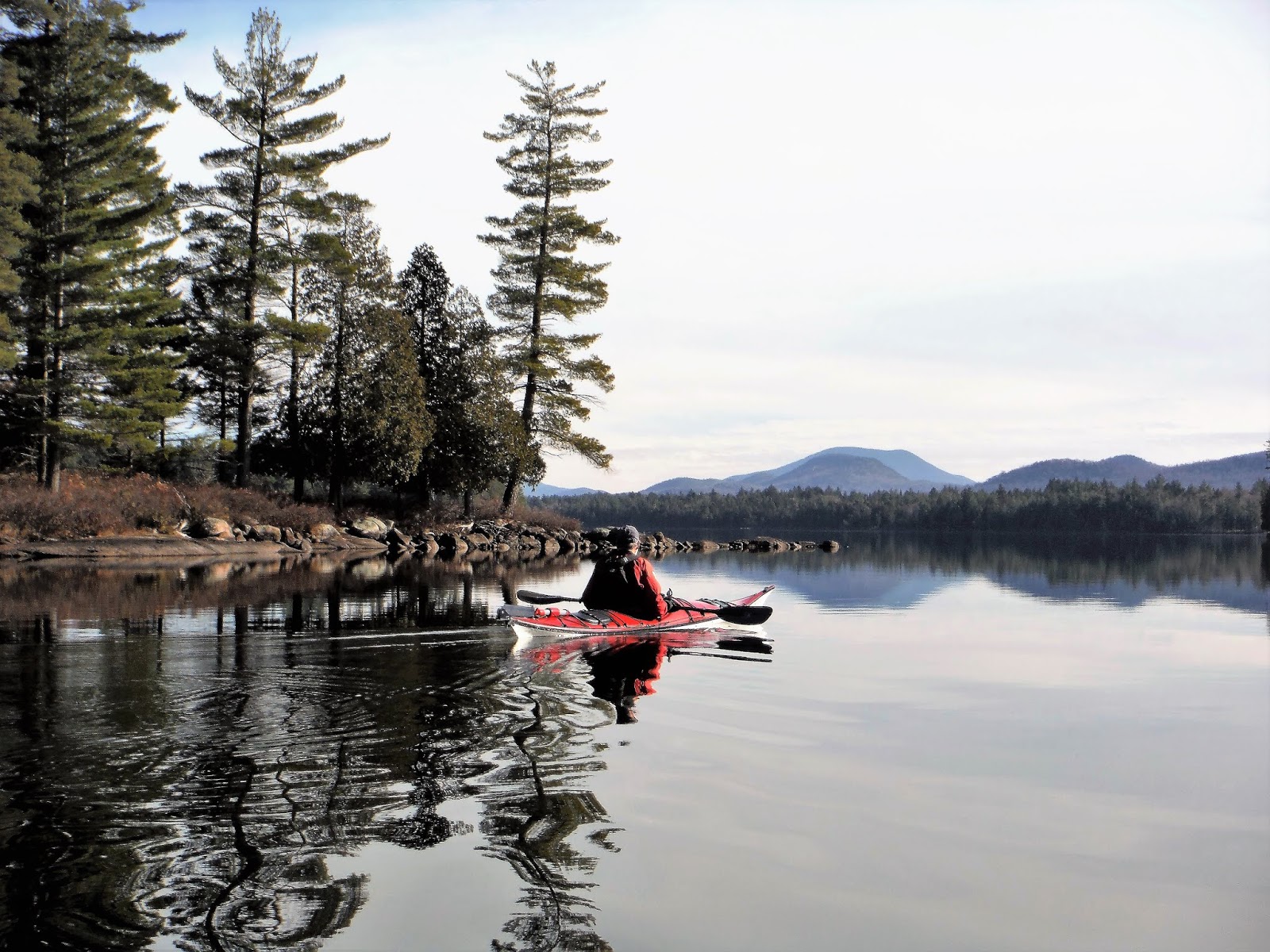 FORKED LAKE canoeing & camping, Adirondack Park, NY.