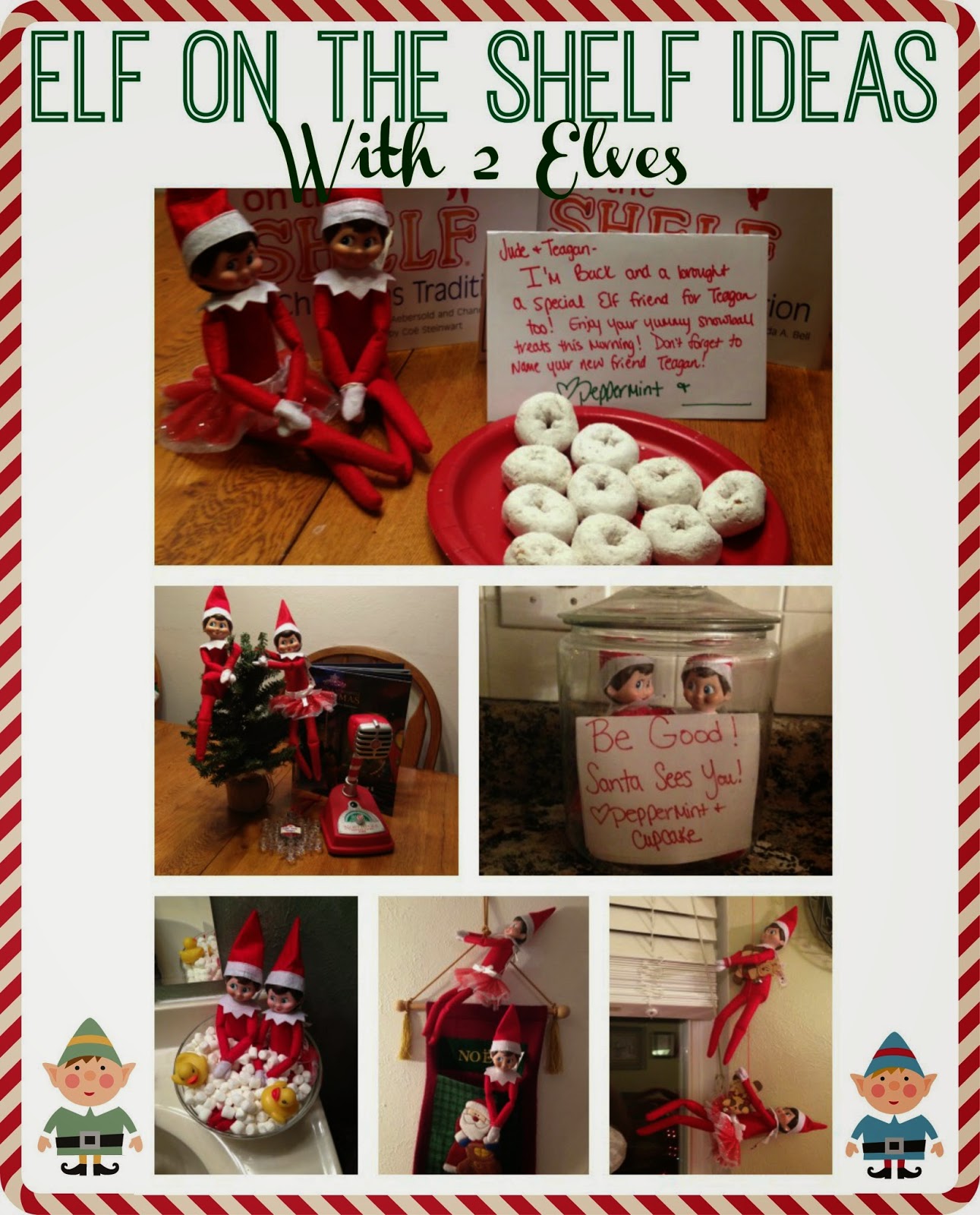 Elf on the Shelf Fun - With 2 Elves |Building Our Story